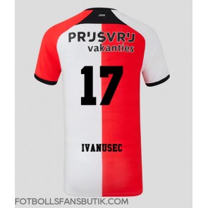 Feyenoord Luka Ivanusec #17 Replika Hemmatröja 2024-25 Kortärmad